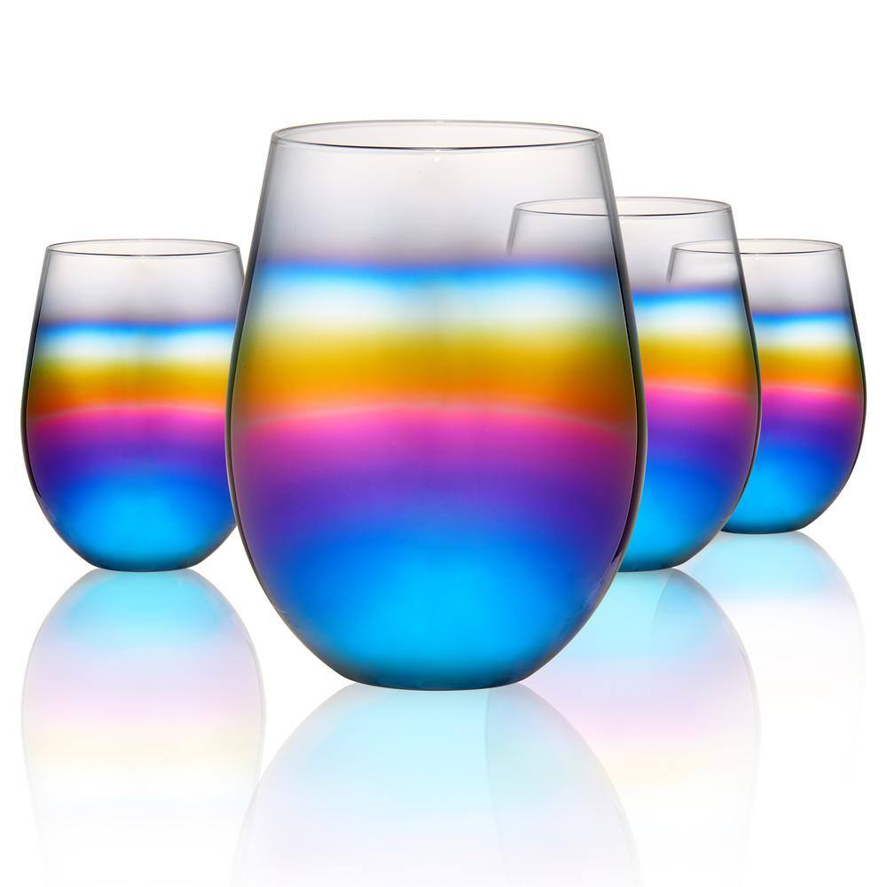 Artland 15 oz. Design Stemless Wine Glass (Set of 4) 12845B