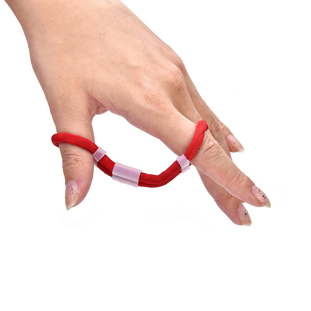 Adjustable Fingersling Archery Finger Sling For Recurve Bow Hunting Shooting Accessory Red L