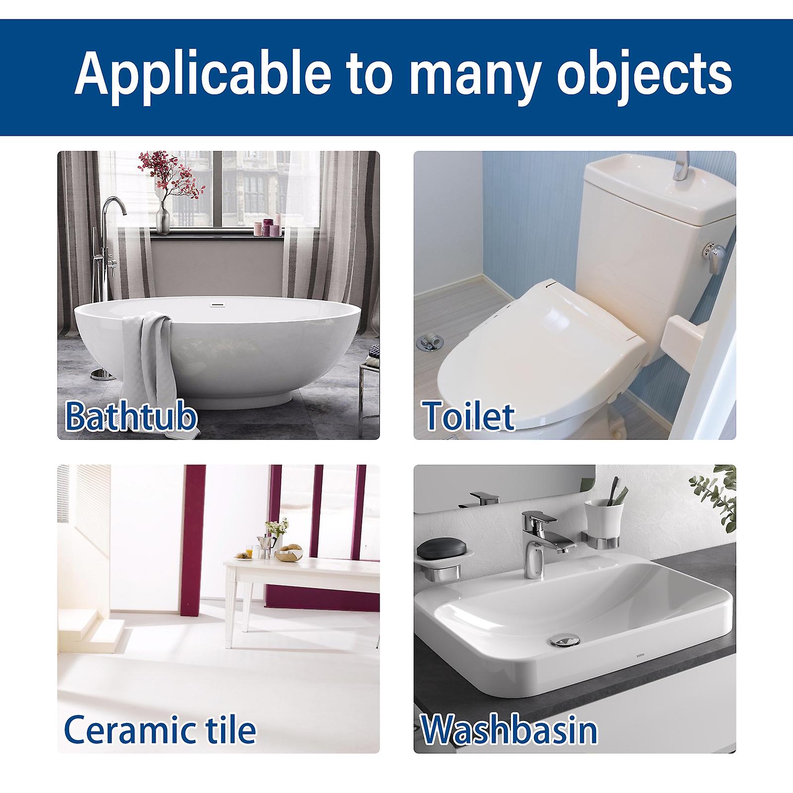 Household Ceramic Tinker Set Repairs Sink Shower Bathtub Crack Holes Debris Scratches