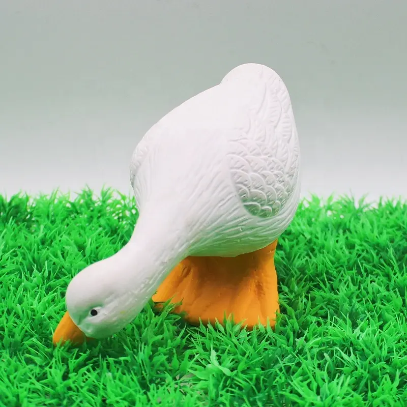 Factory custom wholesales garden animal goose duck ceramic garden ornament animal decoration