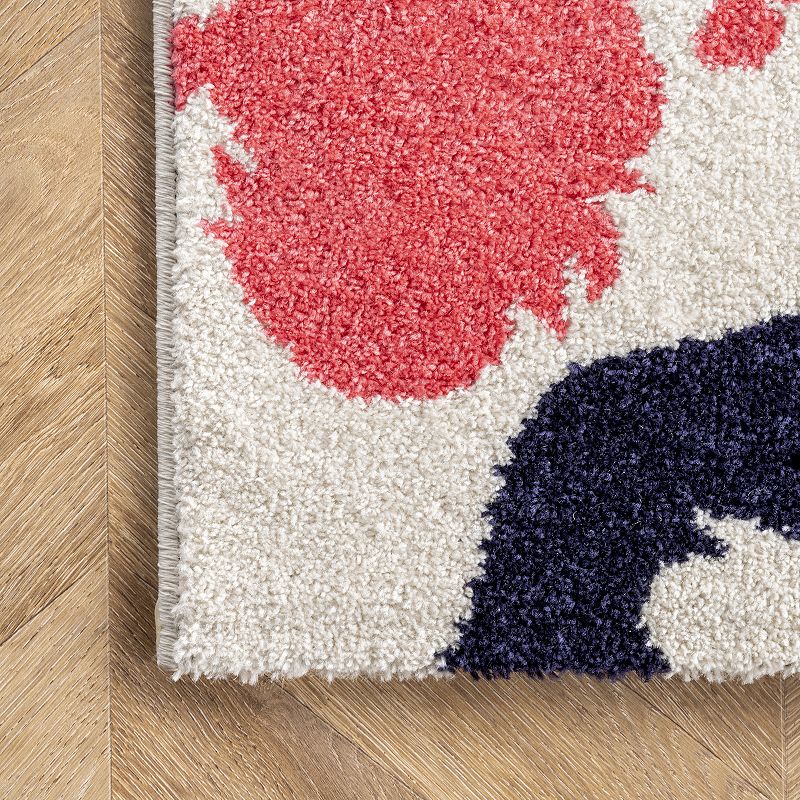 nuLOOM Carnival Pinkie Handprint Rug