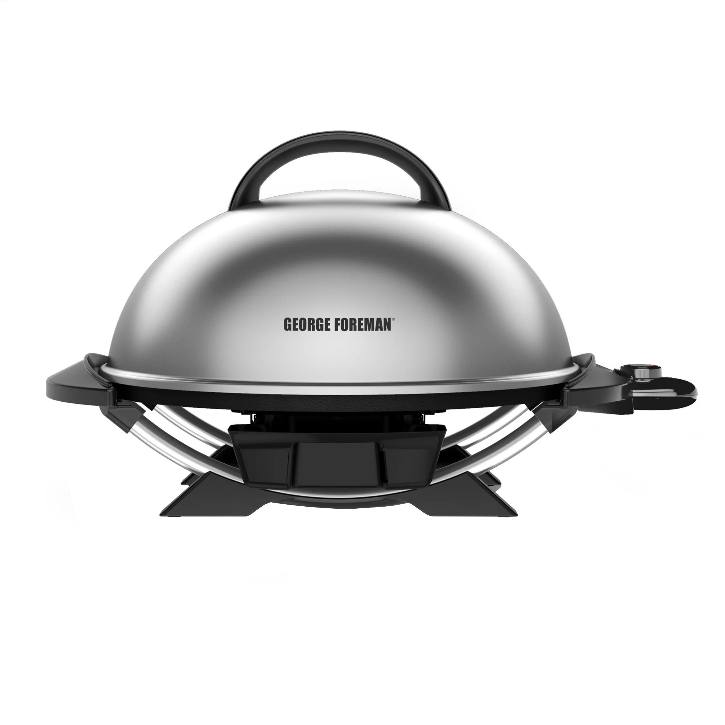 15 Serving Nonstick Indoor/Outdoor Electric Grill in Gun Metal