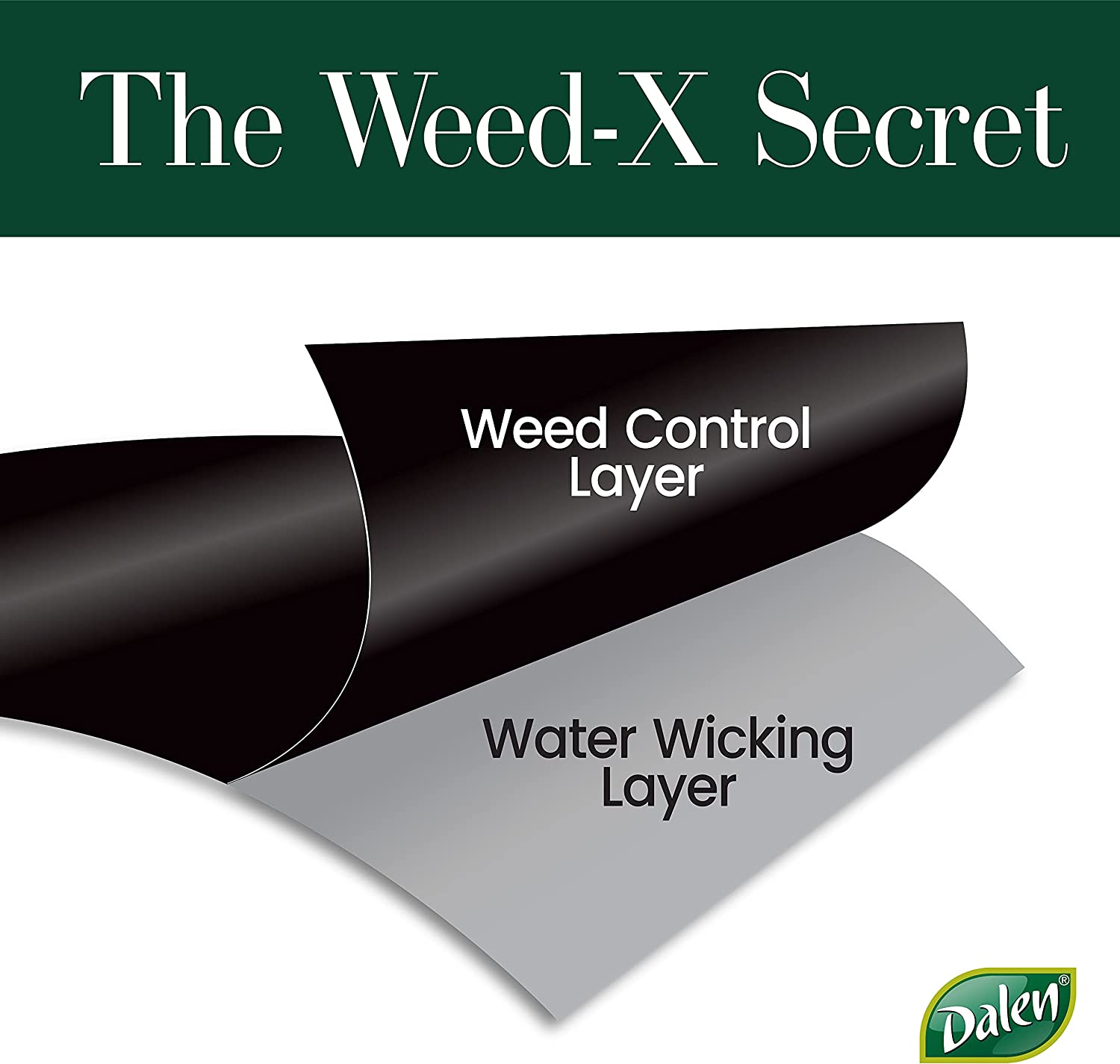 Dalen Weed-x Permanent and Chemical Free Weed Prevention & Control 3' Width x 50' Length