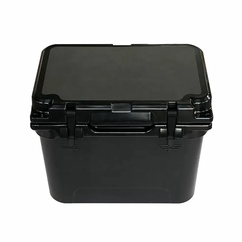 Black color Portable 20 Litre plastic rotomolded ice chest cooler insulated