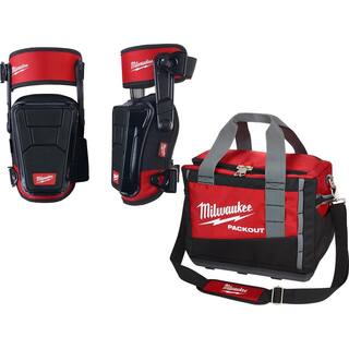 MW High Performance Stabilizing Shell Knee Pad with PACKOUT Tool Bag 48-73-6050-48-22-8321