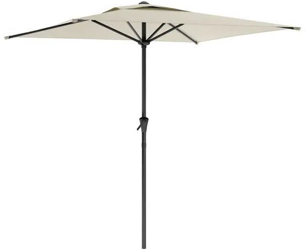 Warm White Square Patio Umbrella