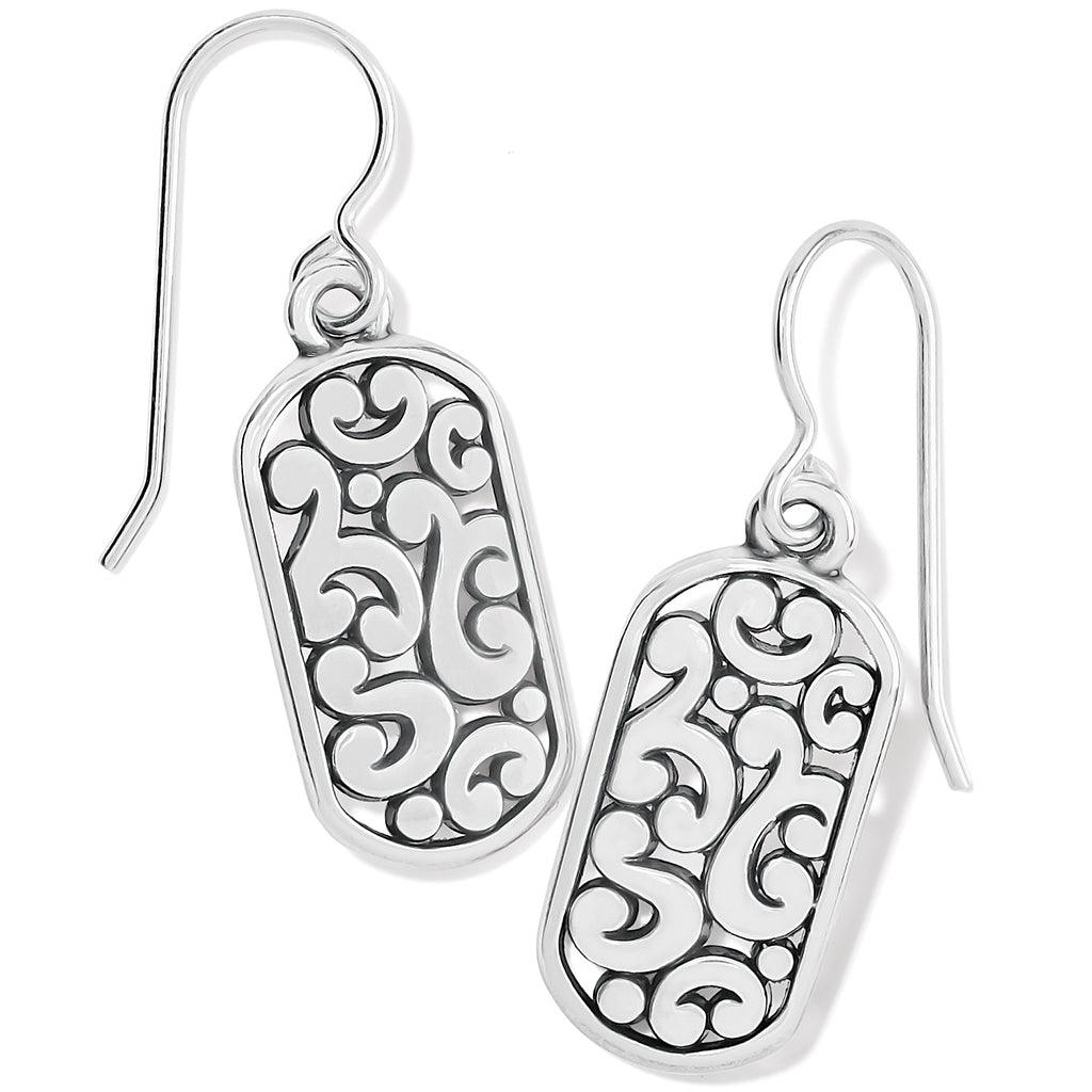 Brighton  Contempo Token Tag French Wire Earrings