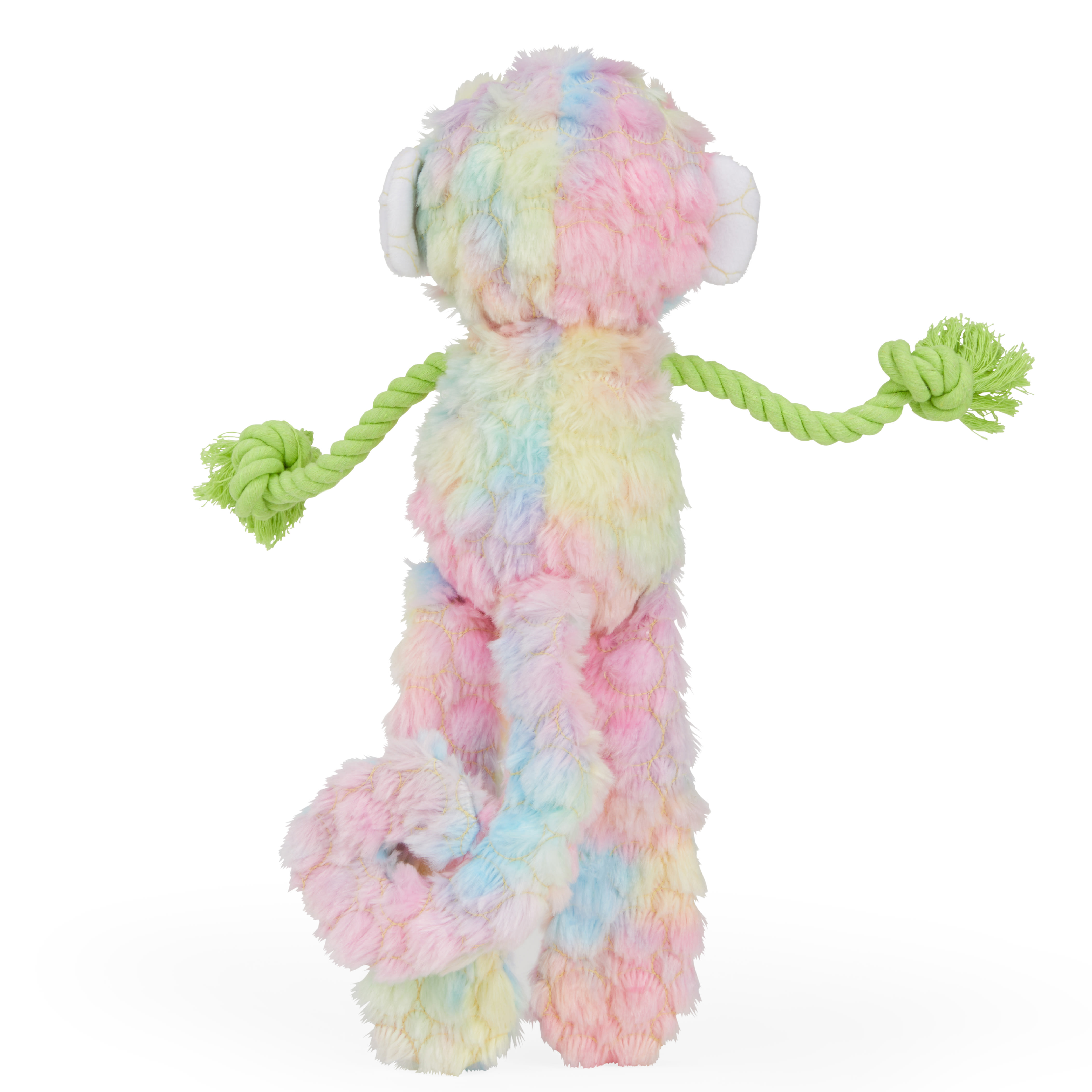 Leaps  Bounds Tough Monkey with Rope Tug Dog Toy