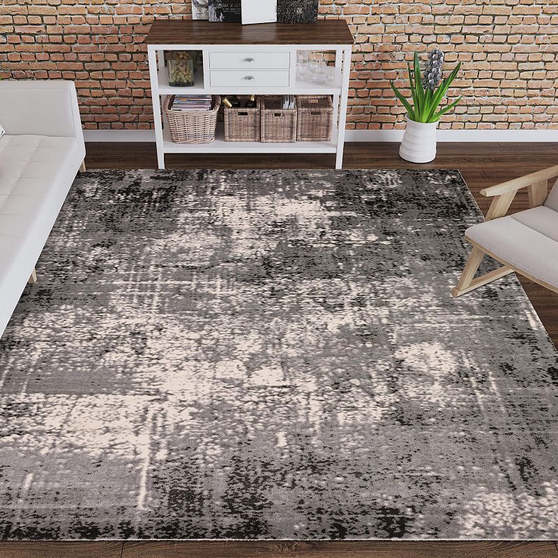 Addison Dayton Transitional Distressed Area Rug