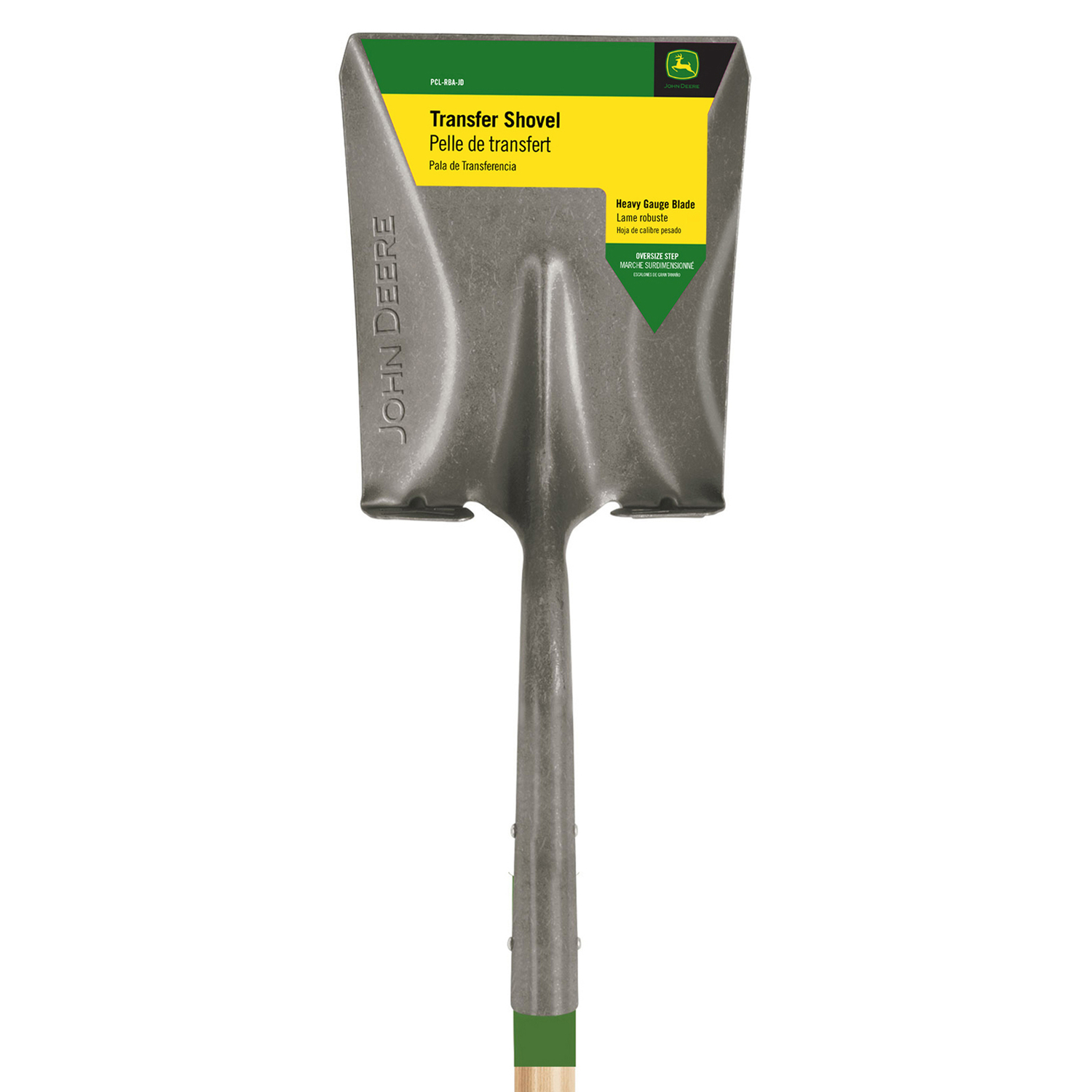 John Deere 60 in. Steel Square Transfer Shovel Wood Handle