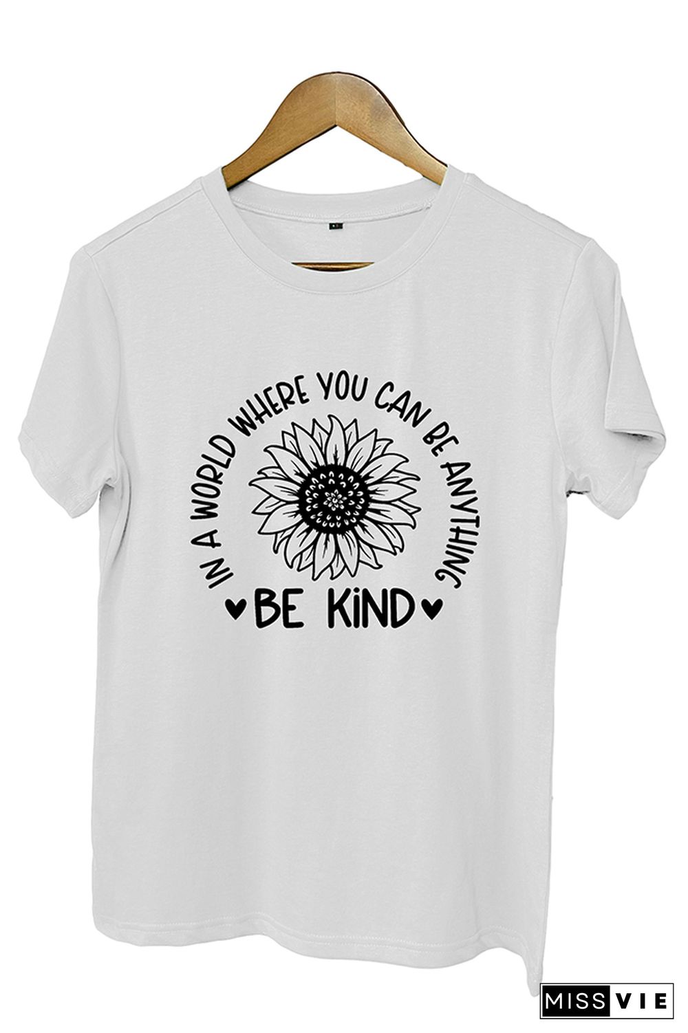 In A World Where You Can BE Anything Be Kind Graphic Tee Wholesale