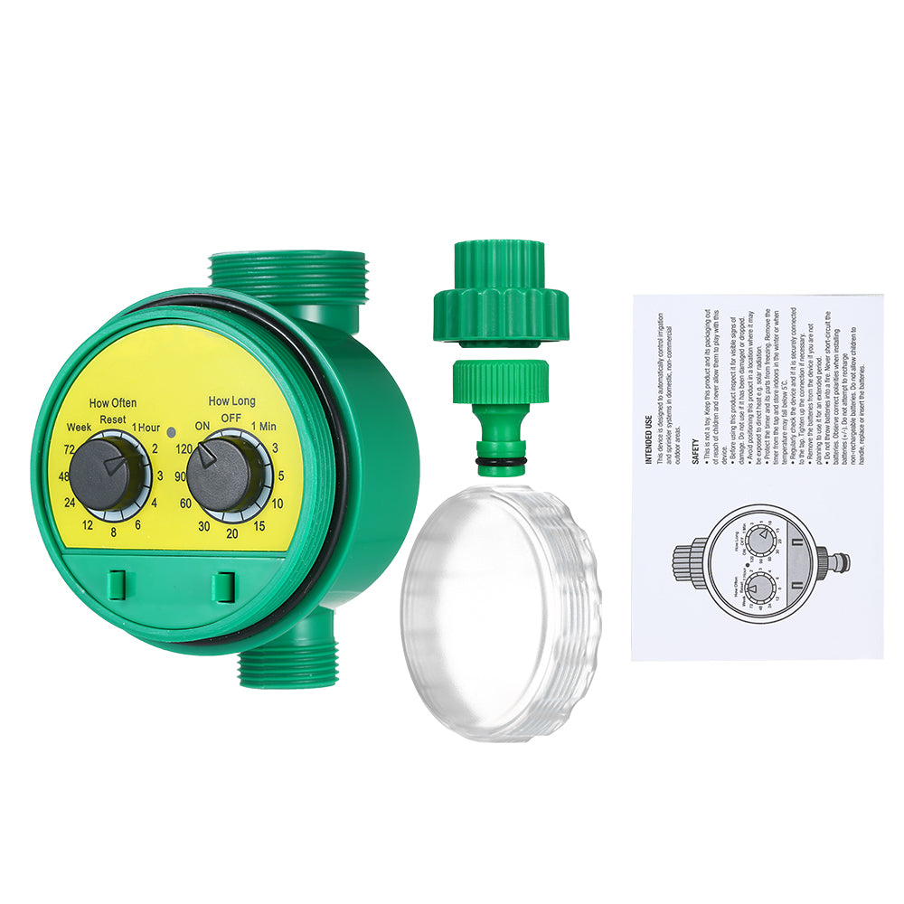 Outdoor Timed Irrigation Controller Automatic Sprinkler Controller Programmable Valve Hose Water Timer Watering Timer for Home Garden Farmland