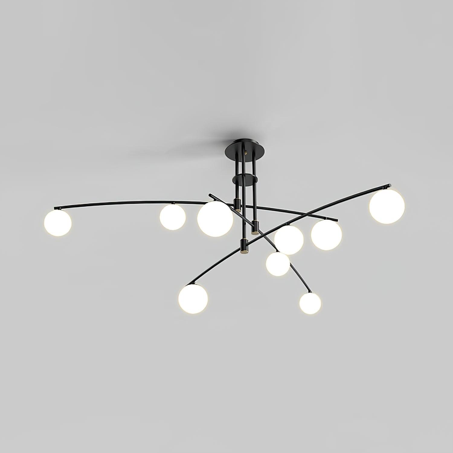 Modern Long Arm Chandelier