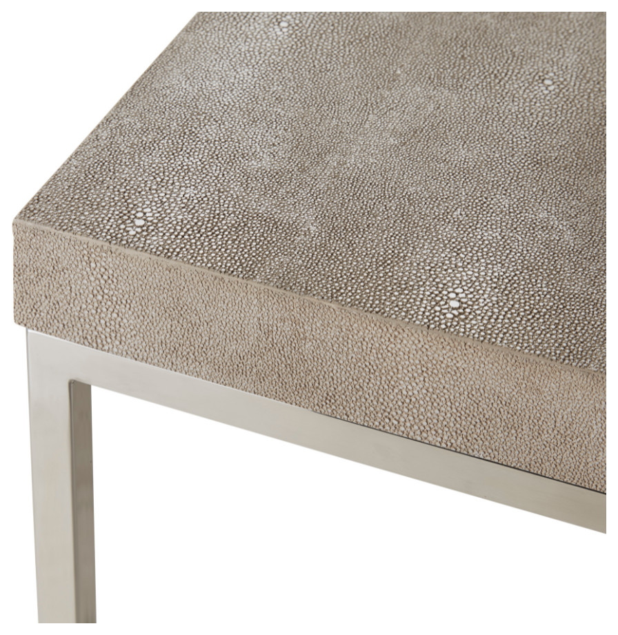 Cream Shagreen Metallic Legs Console Table  Andrew Martin Fay   Contemporary   Console Tables   by Oroa   Distinctive Furniture  Houzz