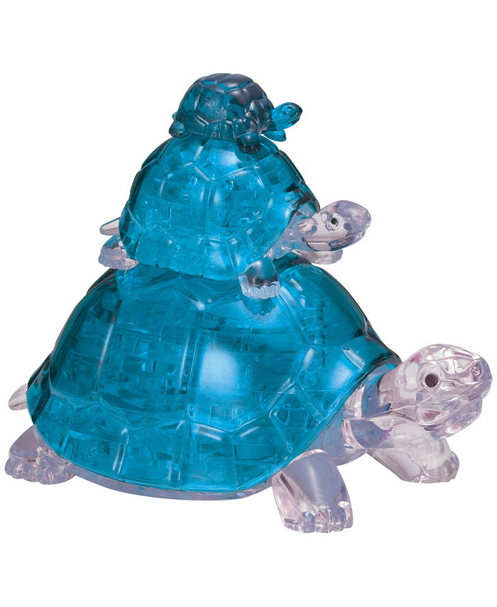 BePuzzled 3D Crystal Turtles Puzzle Set  37 Pieces