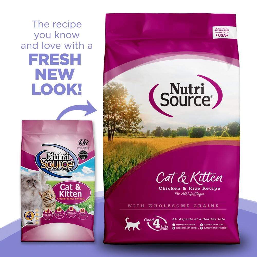 NutriSource Cat and Kitten Chicken and Rice Dry Cat Food