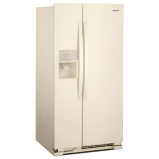 Whirlpool 36 in. 24.6 cu. ft. Side by Side Refrigerator in Biscuit WRS315SDHT