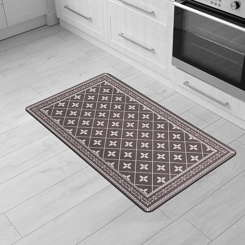 World Rug Gallery Border Anti-Fatigue Mat