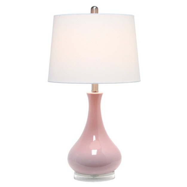 Droplet Table Lamp With Fabric Shade Lalia Home