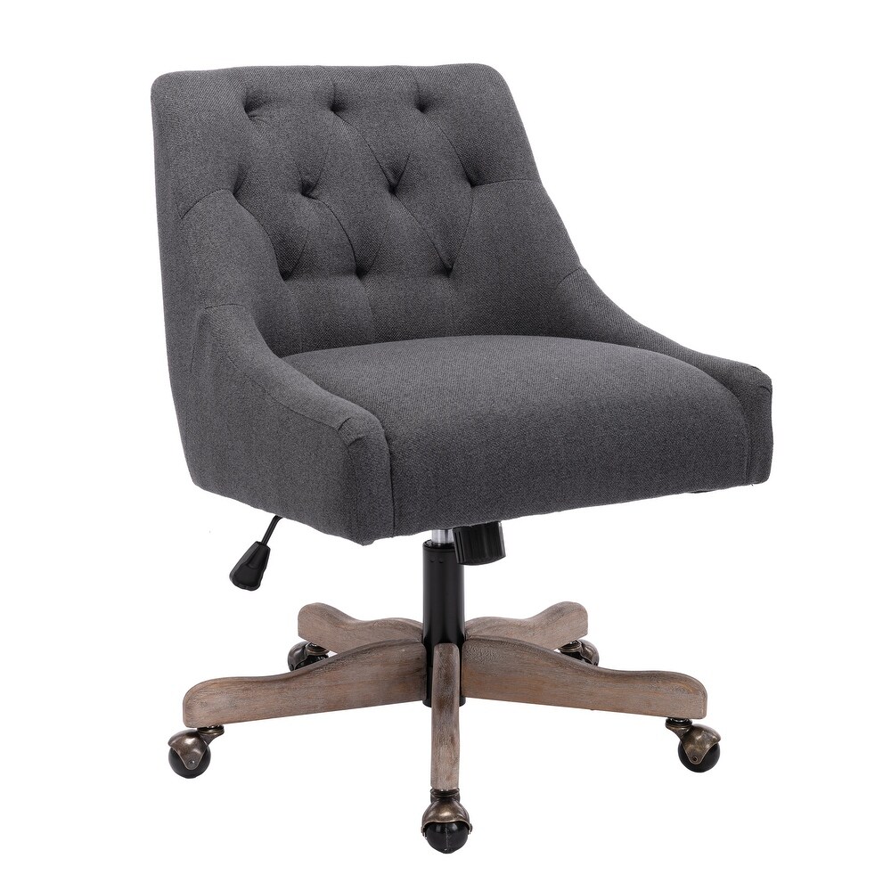 Tufted Accent Chairs Swivel Desk Chair Computer Chair for Living Room