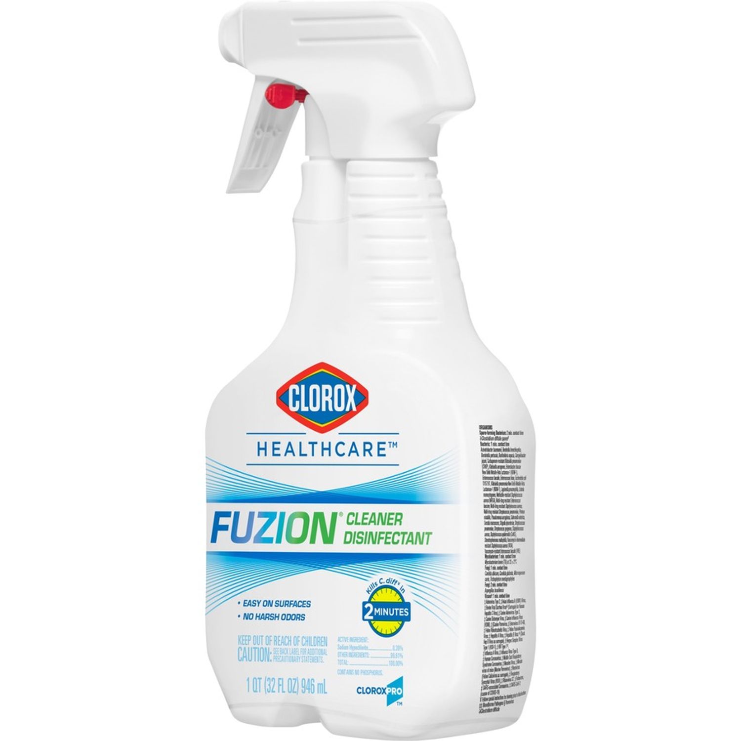 Fuzion Cleaner Disinfectant by The Clorox Company CLO31478CT