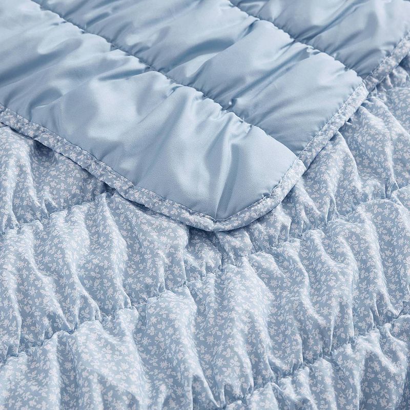 Laura Ashley Amalia Microfiber Quilt Set with Shams