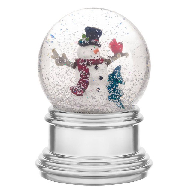 Snowburst Led Animated Snow Globe Decorative Holiday Scene Props Haute D cor