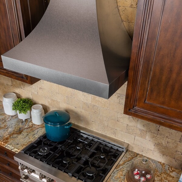 ZLINE Designer Series Fingerprint Resistant Stainless Steel Ducted Wall Range Hood