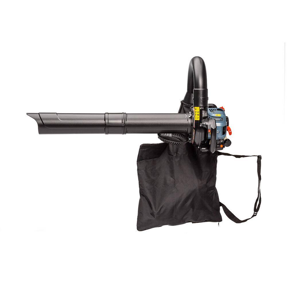 Senix 127 MPH 550 CFM 31 cc Gas 4-Cycle Handheld Leaf BlowerVacuumMulcher BLV4QL-M