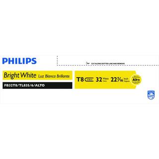 Philips 32-Watt T8 Linear U-Bend Alto Fluorescent Tube Light Bulb Bright White (3500K) (1-Pack) 562934