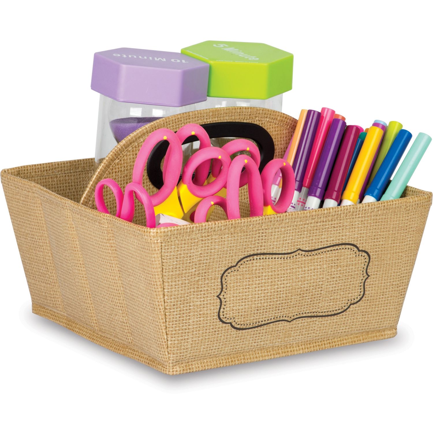 Burlap Storage Caddy by Teacher Created Resources TCR20836