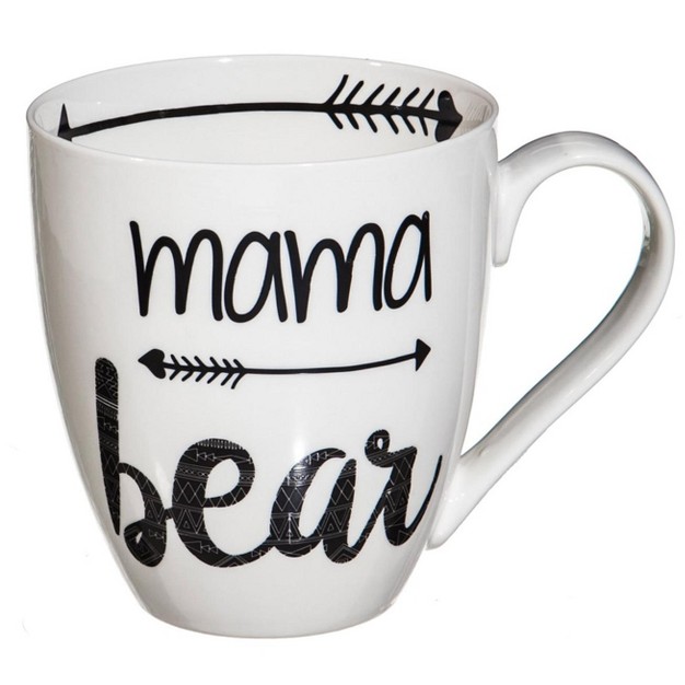 Evergreen Beautiful Bear Family Ceramic Cup O x27 Java Cup Gift Set 6x4x4 In Indoor outdoor