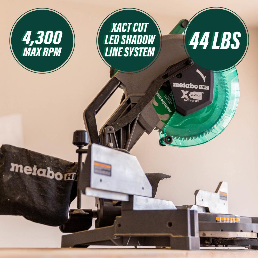 Metabo HPT Dual Compound Miter Saw 12 ;