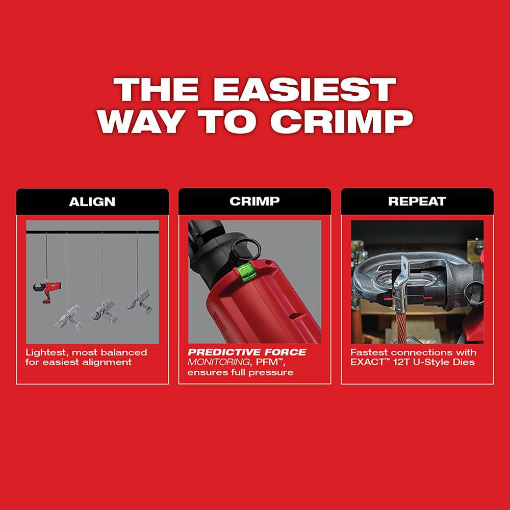 Milwaukee M18 Force Logic 750 MCM Crimper 2779-22 from Milwaukee