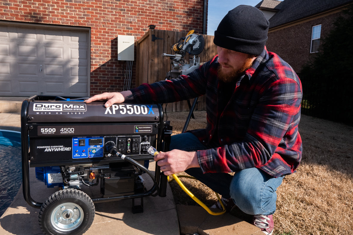 5,500 Watt Gasoline Portable Generator w/ CO Alert