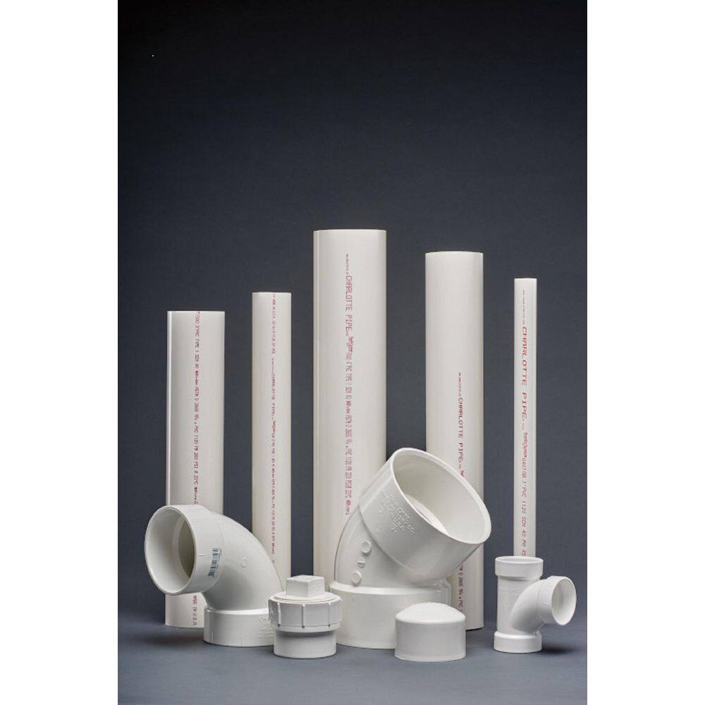 Charlotte Pipe 1-12 in. PVC DWV Sanitary Tee PVC004000800HD