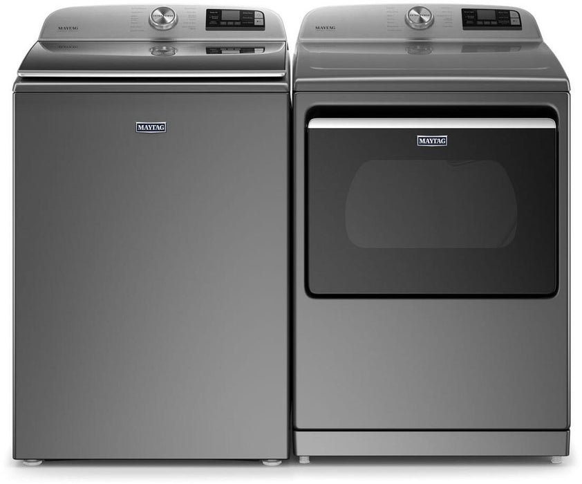 Maytag MVW7230HC 6 Cu Ft High Efficiency Top Load Washer In Metallic