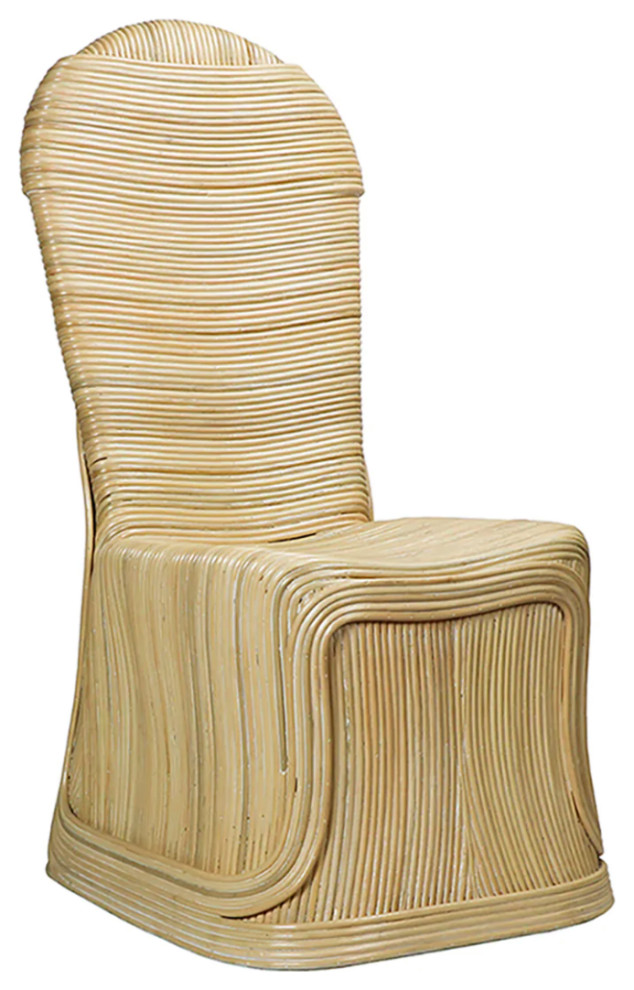 Matthew Izzo Home Parabola Rattan Dining Chair   Tropical   Dining Chairs   by Matthew Izzo  Houzz