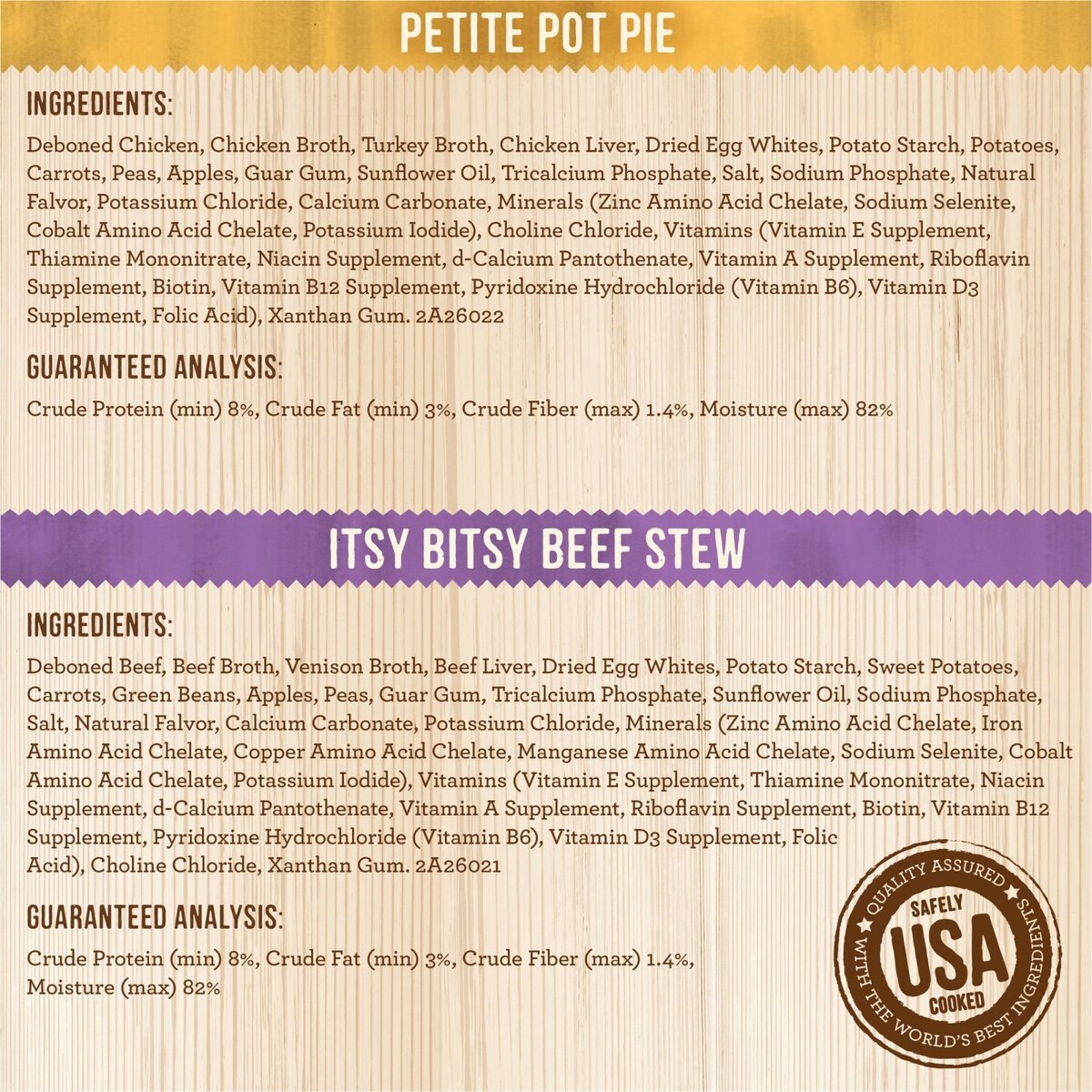 Merrick Lil’ Plates Dinner Duos Itsy Bitsy Beef Stew and Petite Pot Pie Variety Pack Grain-Free Wet Dog Food