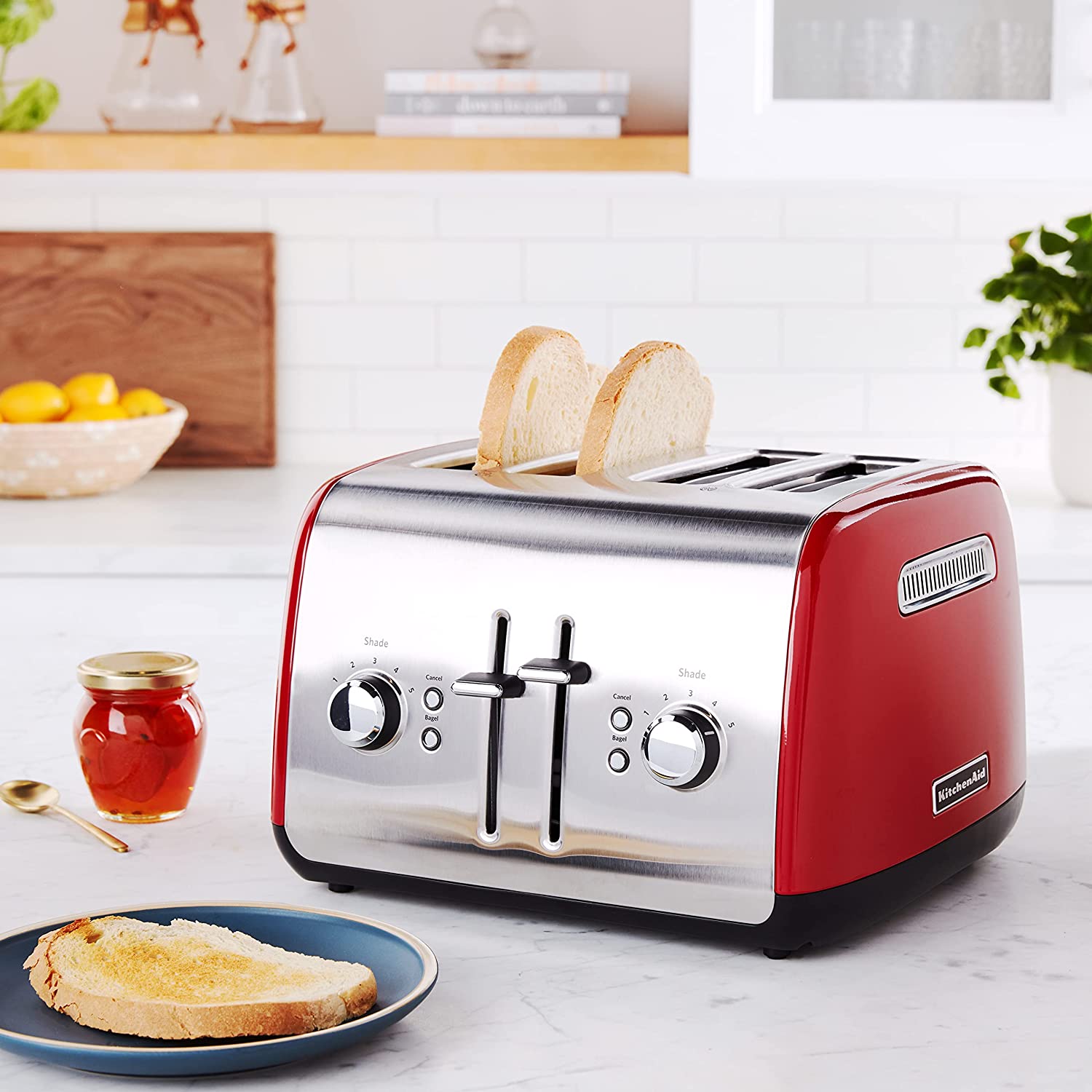 KitchenAid 4-Slice Toaster with Manual High-Lift Lever - KMT4115