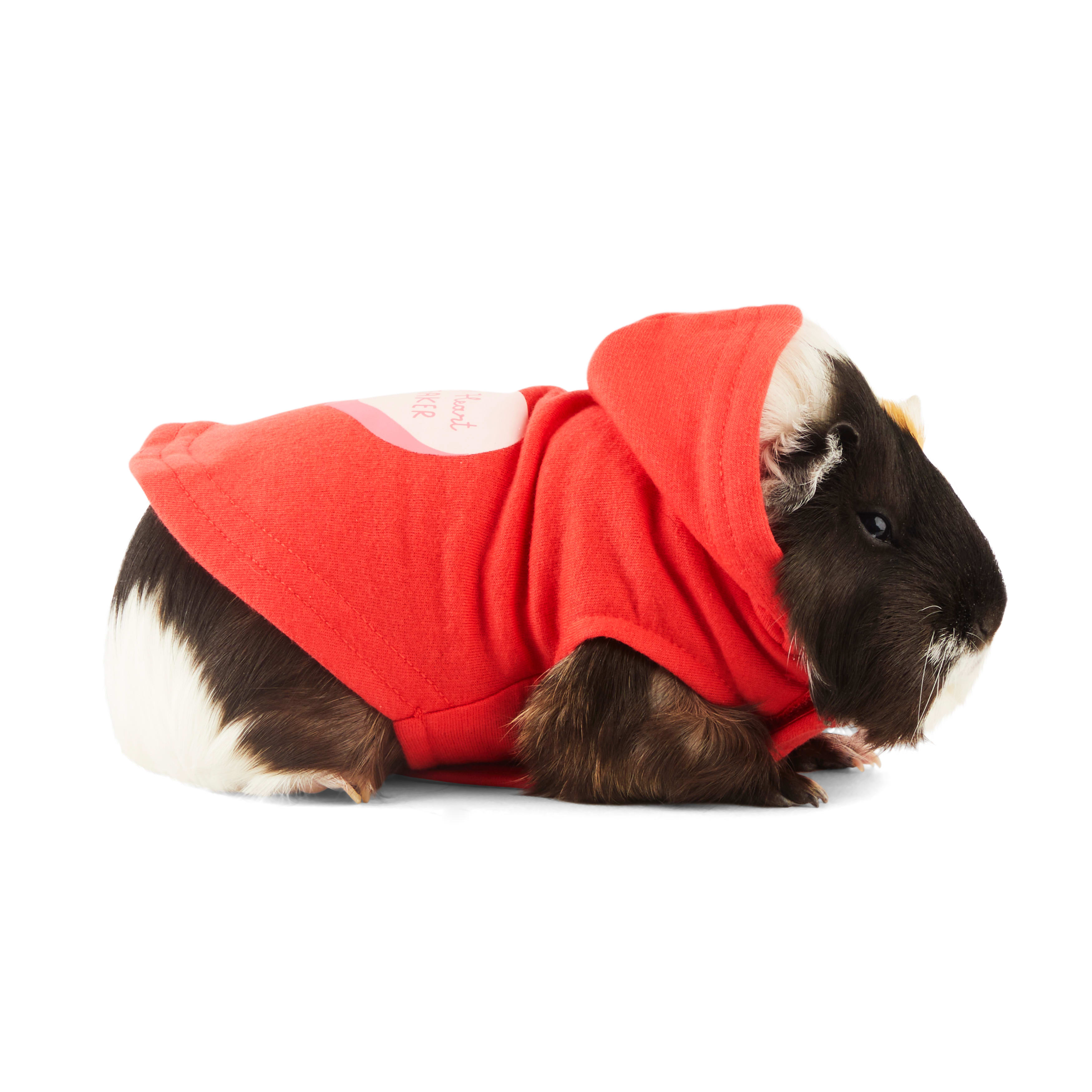 YOULY Valentines Day Heartbreaker Small Animal Hoodie， Small