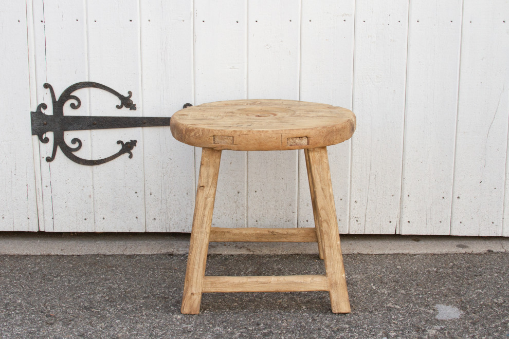 Charming Reclaimed Wood End Table   Rustic   Side Tables And End Tables   by De cor  Houzz