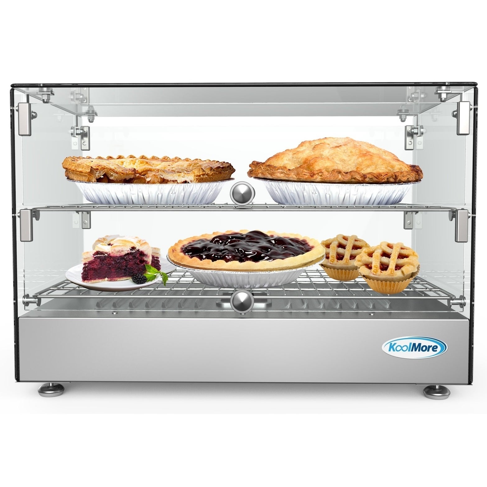 22-inch Self Service Commercial Countertop Food Warmer Display Case