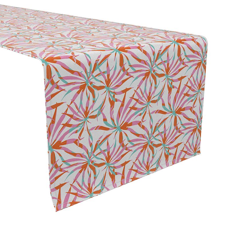 Table Runner， 100% Cotton， 16x72， Bold Hawaiian Pattern