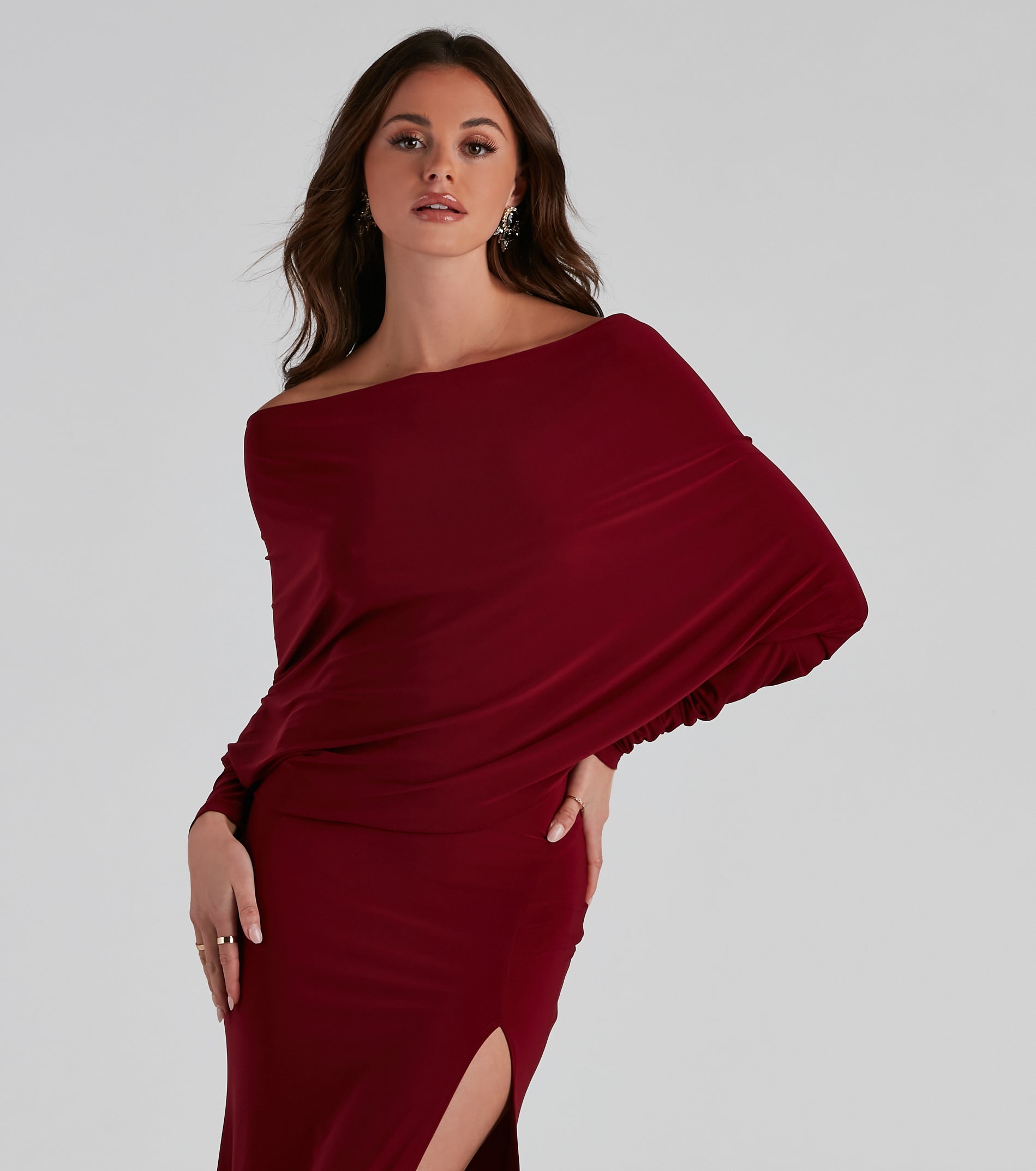 Holly Long Sleeve Formal Dress