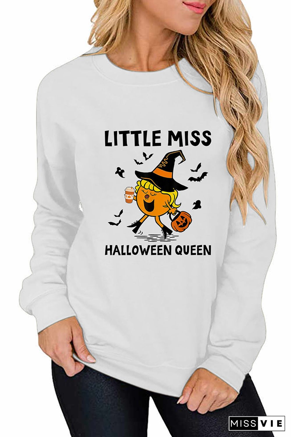 Retro Little Witch Pumpkin Halloween Nurse sweatshirt Wholesale