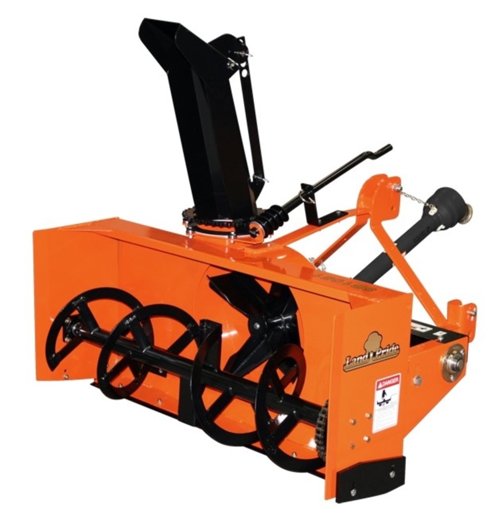 51” Two Stage Snow Blower PTO attachment with telescoping 3-Point Cat. 1 Hitch， manual chute rotation and deflector ;