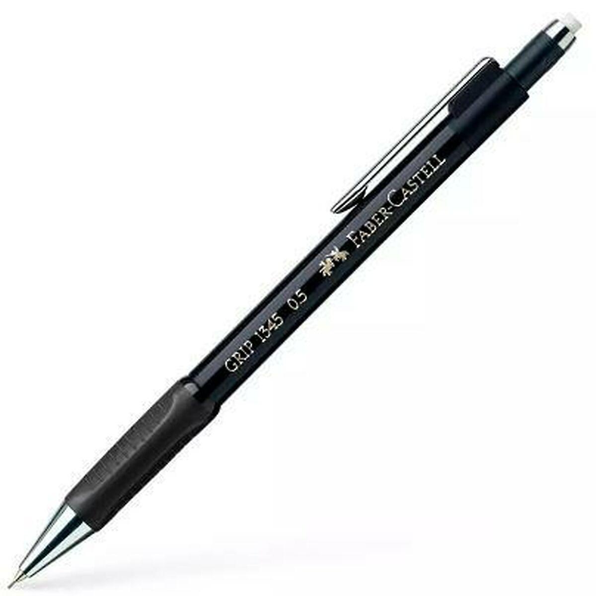 Pencil Lead Holder Faber-Castell Portamine Grip 1345 Black 0，5 mm (12 Units)