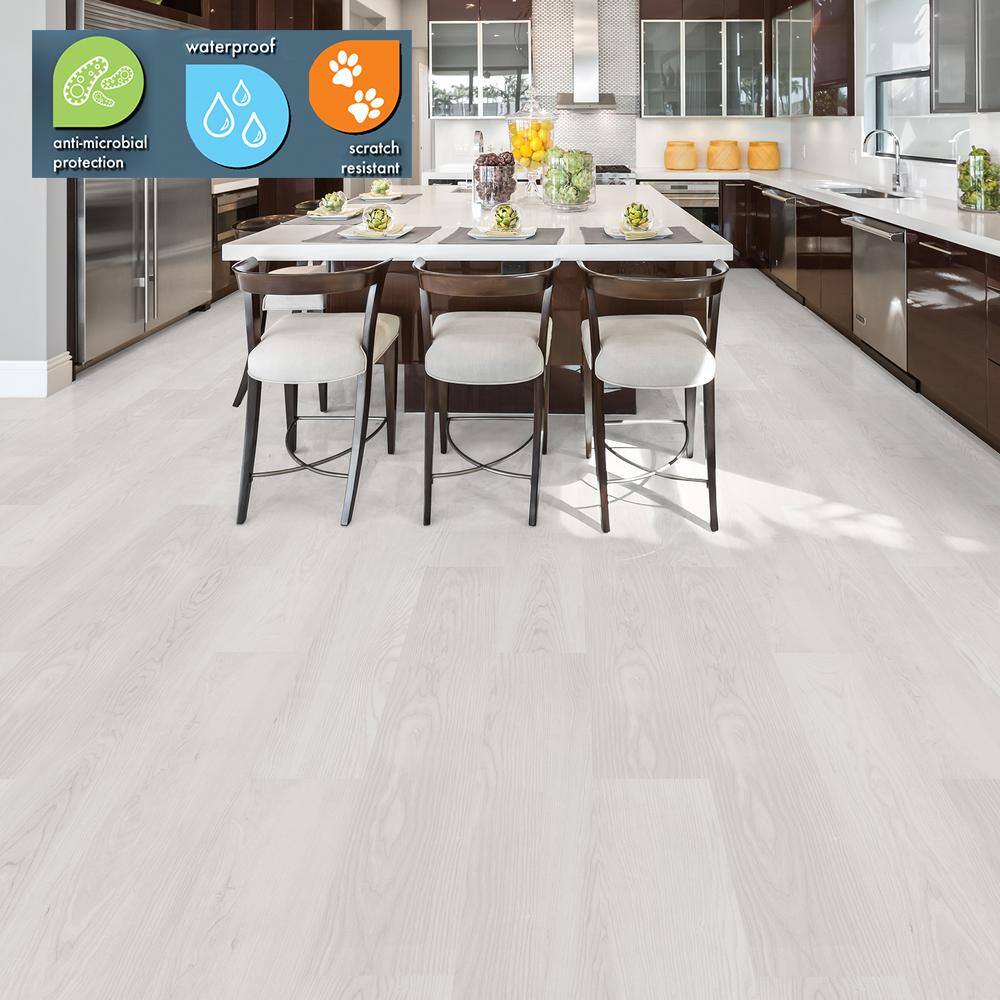 Lifeproof Driftwood Beach 6 MIL x 8.7 in. W x 48 in. L Click Lock Waterproof Luxury Vinyl Plank Flooring (20.1 sqftcase) I04229L