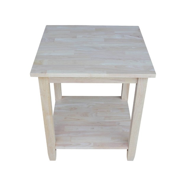 Solano End Table International Concepts